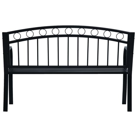 Tuinbank 125 cm staal zwart 8719883746005 4