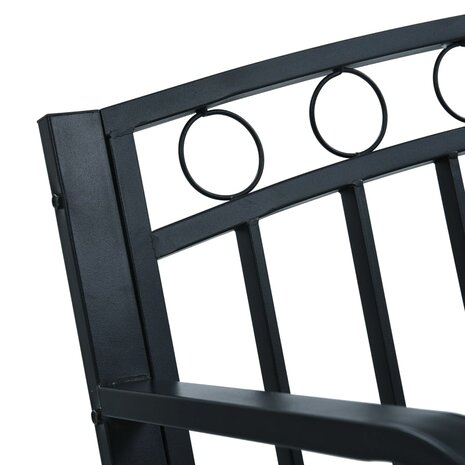 Tuinbank 125 cm staal zwart 8719883746005 5