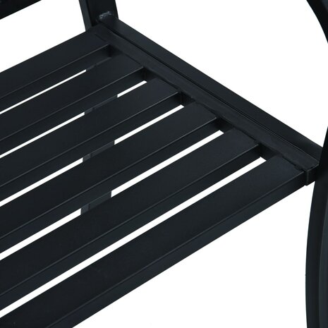 Tuinbank 125 cm staal zwart 8719883746005 6