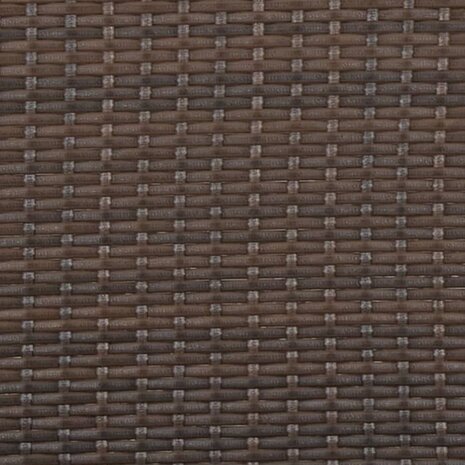 Tuinbank 2-zits met kussens poly rattan bruin 8720845654054 8