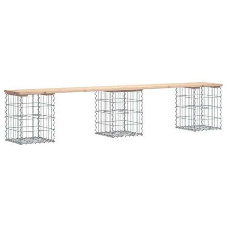 Tuinbank Schanskorfontwerp 203x31x42 cm massief grenenhout 8720845445973 2