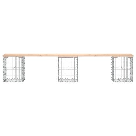 Tuinbank Schanskorfontwerp 203x31x42 cm massief grenenhout 8720845445973 3