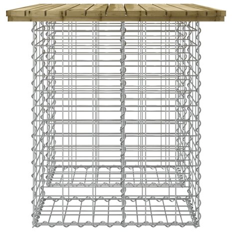 Tuinbank schanskorfontwerp 100x70x72 cm geïmpregneerd hout 8720845446291 4