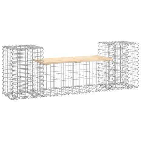 Tuinbank schanskorfontwerp 183x41x60,5 cm massief grenenhout 8720845446512 2