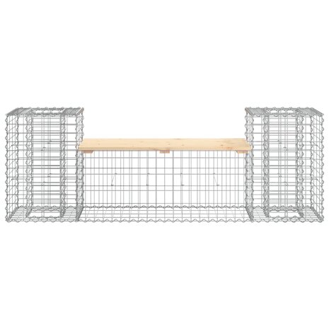 Tuinbank schanskorfontwerp 183x41x60,5 cm massief grenenhout 8720845446512 5