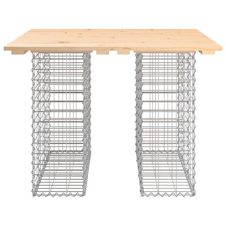 Tuinbank schanskorfontwerp 100x102x72 cm massief grenenhout 8720845446369 5