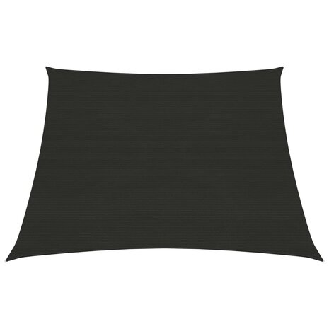 Zonnezeil 160 g/m² 3/4x2 m HDPE zwart 8720286103265 1