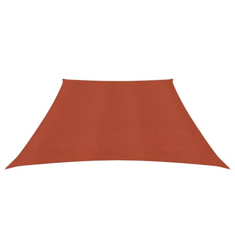 Zonnezeil 160 g/m² 3/4x2 m HDPE terracottakleurig 8720286099414 2