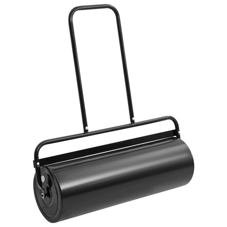 Gazonroller met handvat 63 L ijzer en staal zwart 8720845811761 1