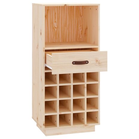 Wijnkast 45x34x100 cm massief grenenhout 8720845556006 7