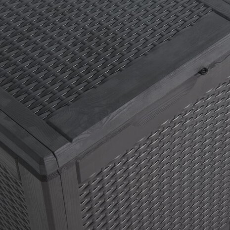 Tuinbox 90 L PP rattan zwart 8720286767962 6