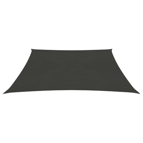 Zonnezeil 160 g/m² 3/4x2 m HDPE antracietkleurig 8720286096666 2