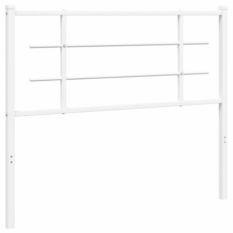 Hoofdbord 107 cm metaal wit 8721012304390 2