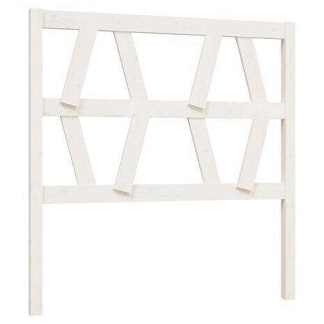Hoofdbord 96x4x100 cm massief grenenhout wit 8720287004820 2