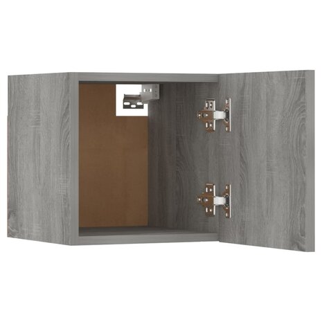 Tv-wandmeubel 30,5x30x30 cm grijs sonoma eikenkleurig 8720286932032 9