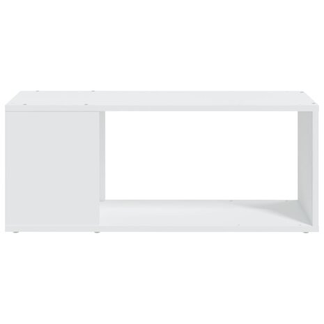Tv-meubel 80x24x32 cm bewerkt hout wit 8720286650639 5
