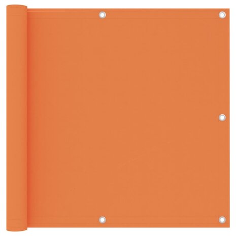 Balkonscherm 90x400 cm oxford stof oranje 8720286118504 1