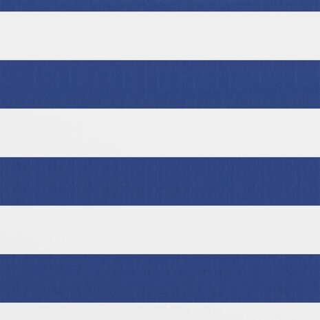 Balkonscherm 90x300 cm oxford stof wit en blauw 8720286117293 2