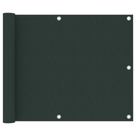 Balkonscherm 75x300 cm oxford stof donkergroen 8720286117972 1