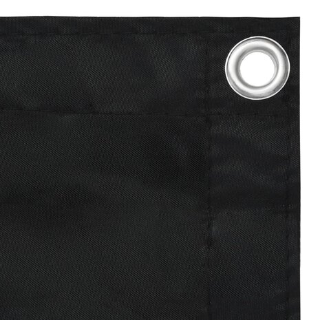 Balkonscherm 75x400 cm oxford stof zwart 8720286118580 3