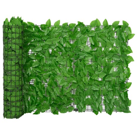 Balkonscherm met groene bladeren 200x75 cm 8721012468368 2