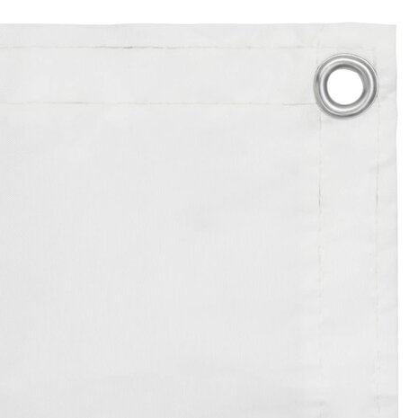 Balkonscherm 120x400 cm oxford stof wit 8720286117101 2