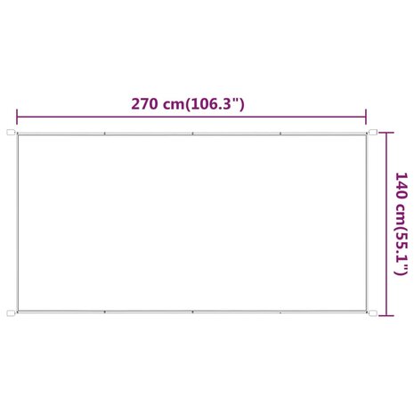 Luifel verticaal 140x270 cm oxford stof lichtgroen 8720286159071 5