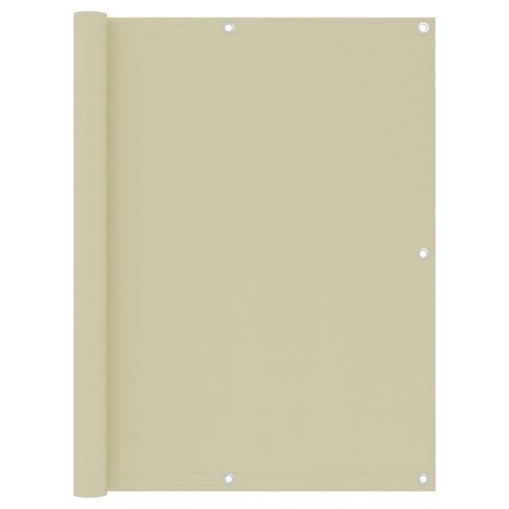 Balkonscherm 120x600 cm oxford stof cr&egrave;me 8720286117729 1