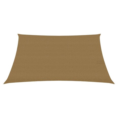Zonnezeil 160 g/m² 3/4x2 m HDPE taupe 8720286099964 2