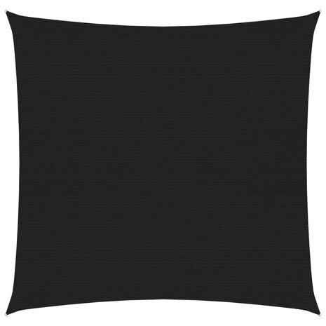 Zonnezeil 160 g/m² 2x2 m HDPE zwart 8720286102756 1