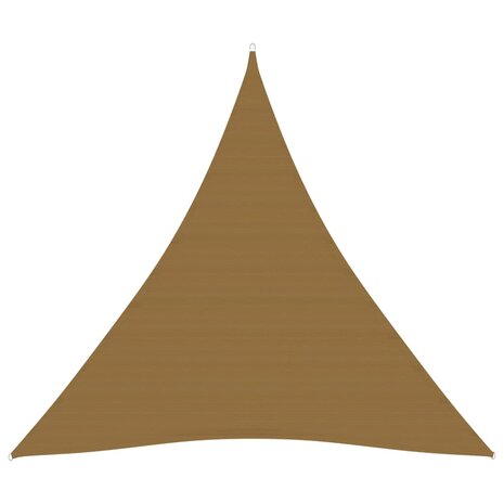 Zonnezeil 160 g/m² 4x4x4 m HDPE taupe 8720286099865 1