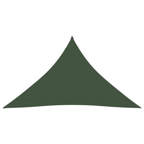 Zonnezeil 160 g/m² 4x4x5,8 m HDPE donkergroen 8720286100424 1