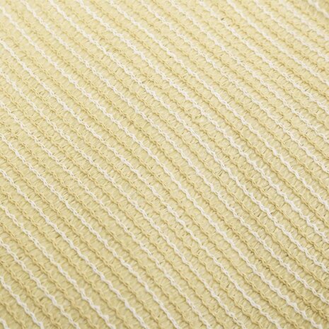 Zonnezeil 160 g/m² 4x4x4 m HDPE beige 8720286097113 4