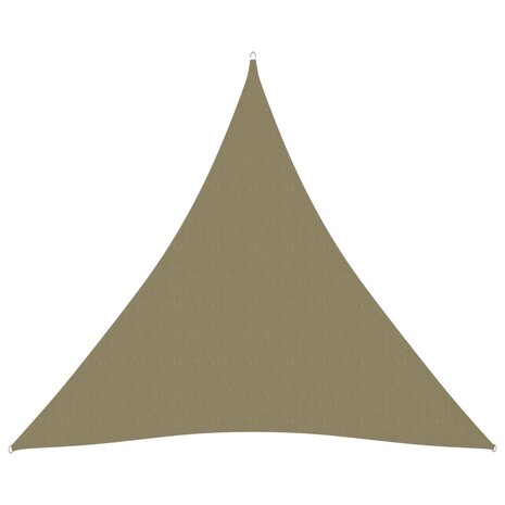 Zonnescherm driehoekig 3x3x3 m oxford stof beige 8720286119716 1