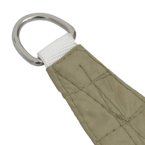 Zonnescherm driehoekig 3x3x3 m oxford stof beige 8720286119716 4