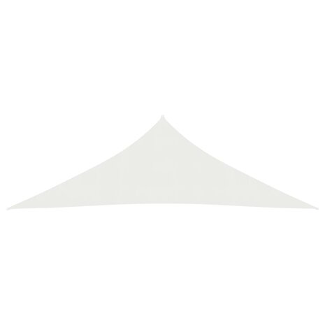 Zonnezeil 160 g/m² 3,5x3,5x4,9 m HDPE wit 8720286098202 2