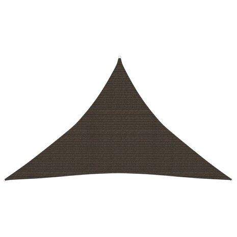 Zonnezeil 160 g/m² 4x4x5,8 m HDPE bruin 8720286103722 1