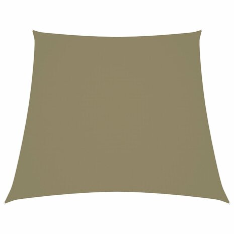 Zonnescherm trapezium 3/4x3 m oxford stof beige 8720286119884 1