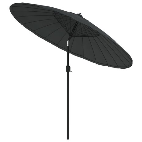 Parasol met aluminium paal 270 cm antraciet 8719883763149 3