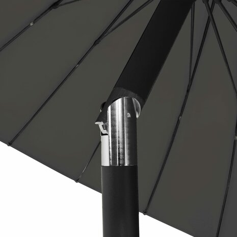Parasol met aluminium paal 270 cm antraciet 8719883763149 6