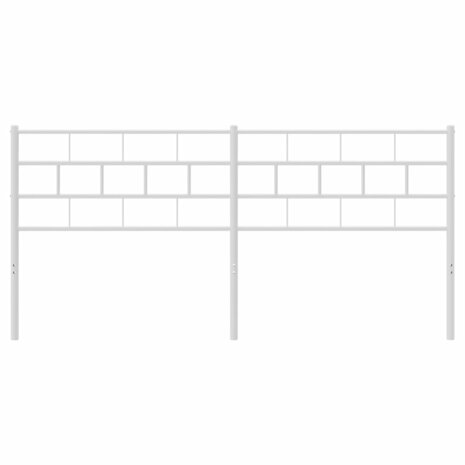 Hoofdbord 180 cm metaal wit 8721012189454 3