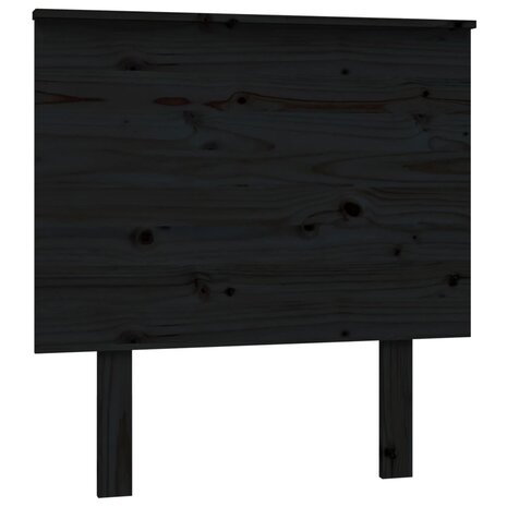 Hoofdbord 79x6x82,5 cm massief grenenhout zwart 8720287010302 2