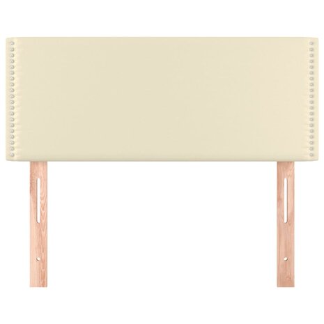 Hoofdbord 100x5x78/88 cm kunstleer crèmekleurig 8720287147589 3