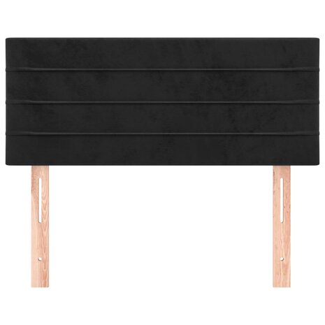Hoofdbord 80x5x78/88 cm fluweel zwart 8720287149569 3