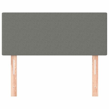 Hoofdbord 80x5x78/88 cm stof donkergrijs 8720287145691 3
