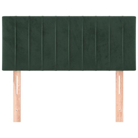 Hoofdbord 80x5x78/88 cm fluweel donkergroen 8720287150558 3