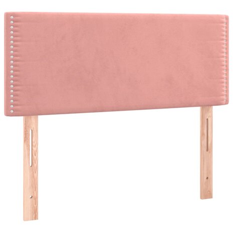 Hoofdbord 80x5x78/88 cm fluweel roze 8720287147275 2