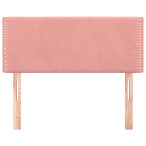 Hoofdbord 80x5x78/88 cm fluweel roze 8720287147275 3