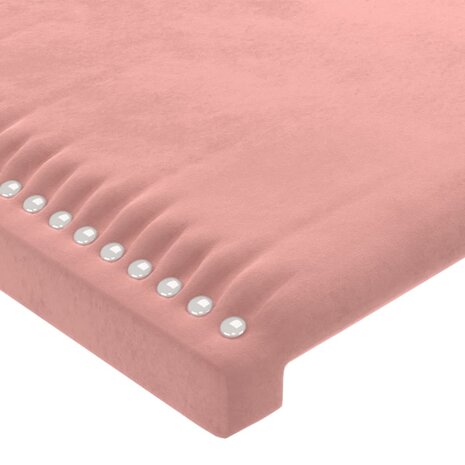 Hoofdbord 80x5x78/88 cm fluweel roze 8720287147275 4