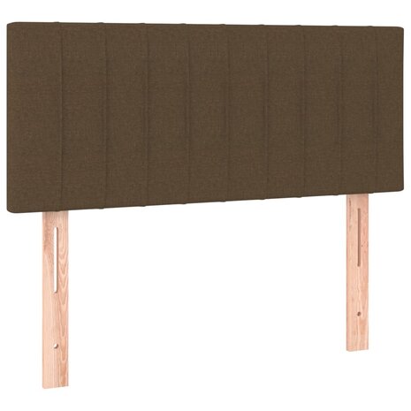 Hoofdbord 80x5x78/88 cm stof donkerbruin 8720287150473 2